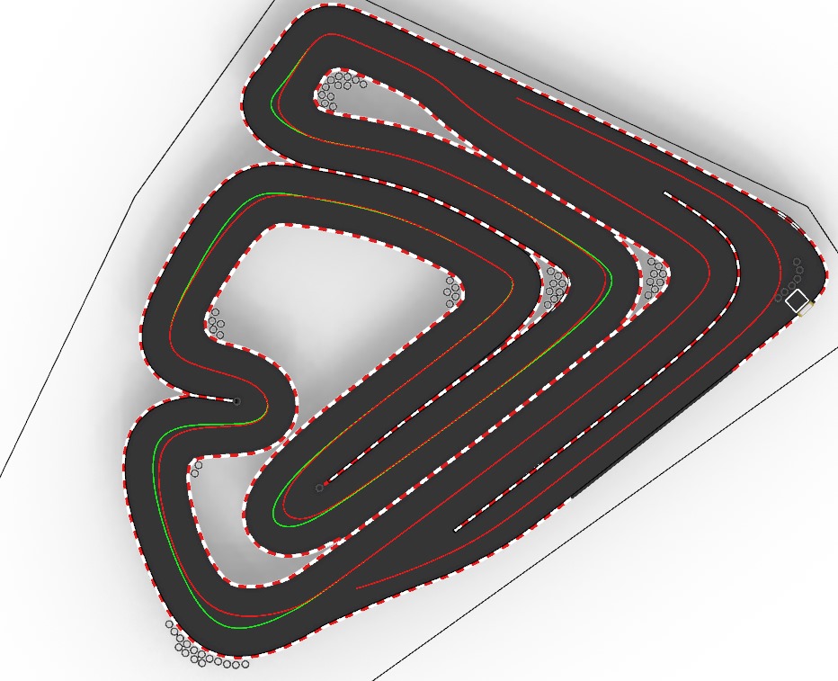 Tracé du circuit Karuk'Arena
